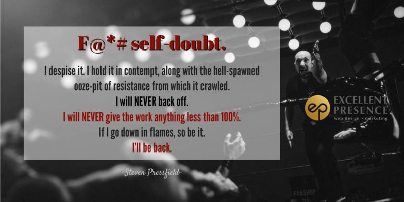Inspirational Quote of the Day - SELF-DOUBT